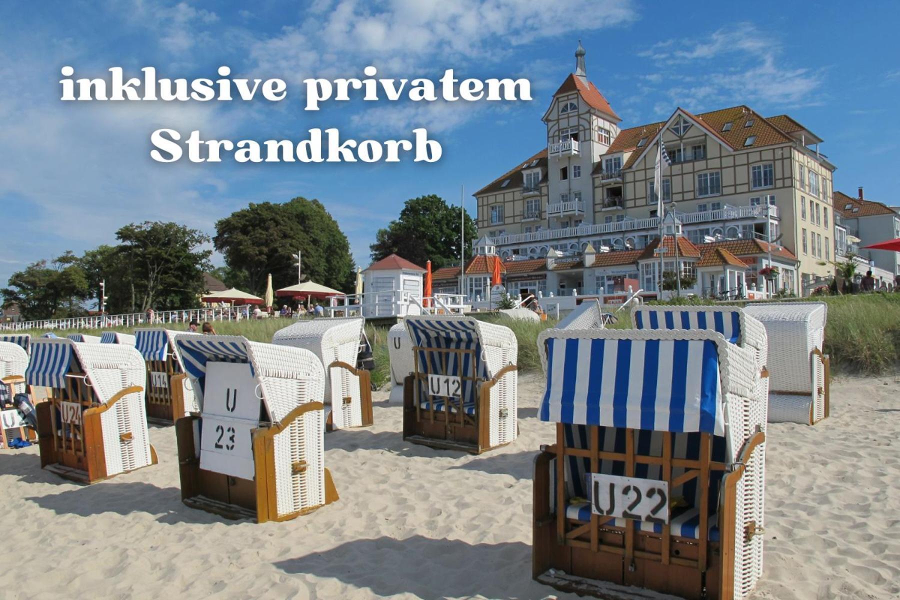 Meeresblick - Inklusive Privatem Strandkorb Ostseebad Kühlungsborn Exterior foto